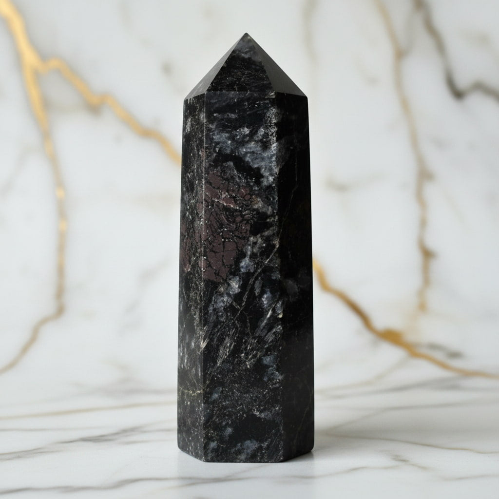Granat Obelisk – Ausrichtung & Schönheit CrystalScents
