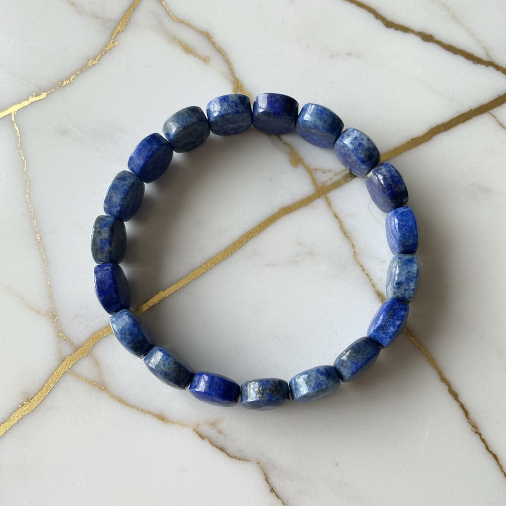 Lapislazuli Facettenarmband – Faszination & Eleganz CrystalScents