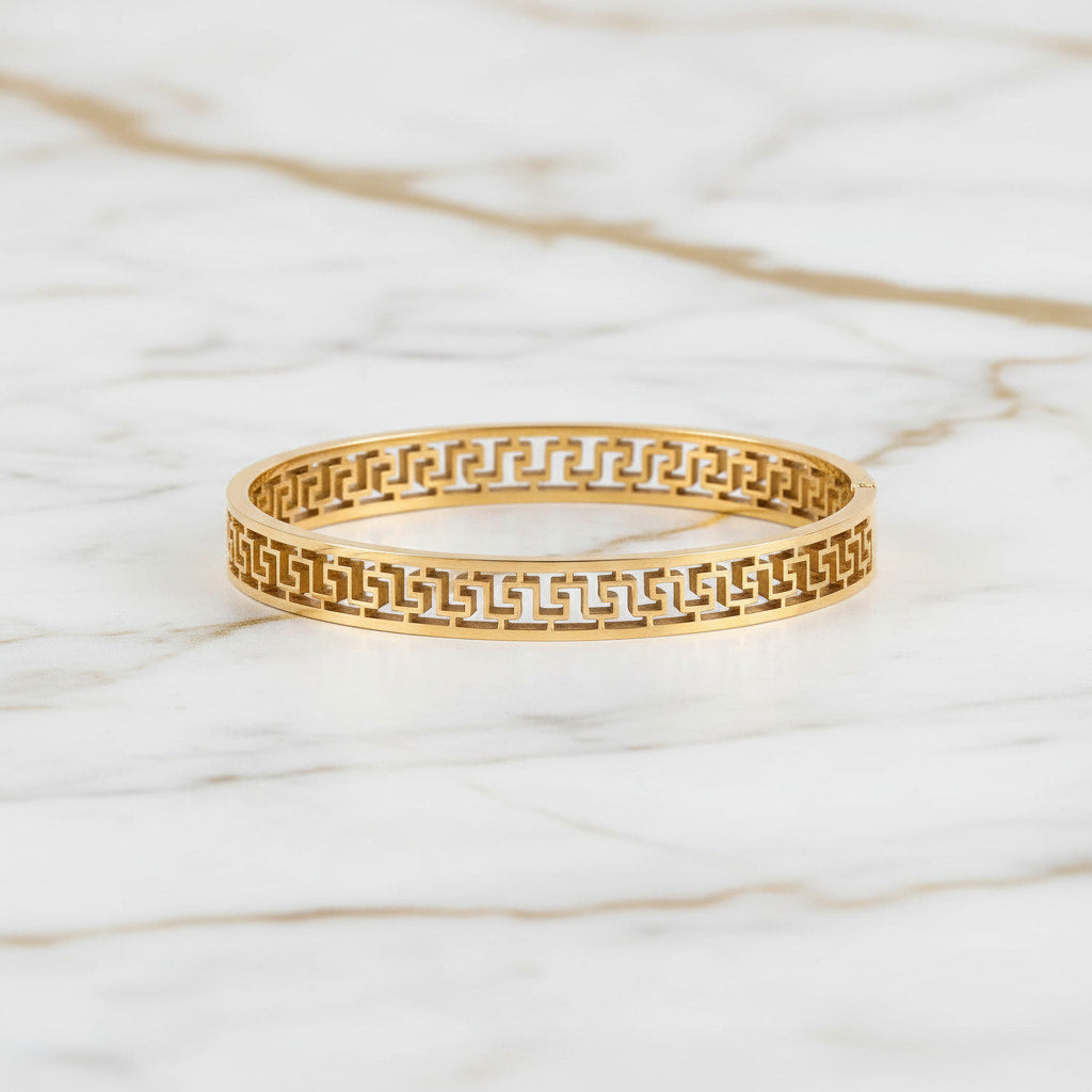 Armband - Gold mit kunstvollem Muster CrystalScents
