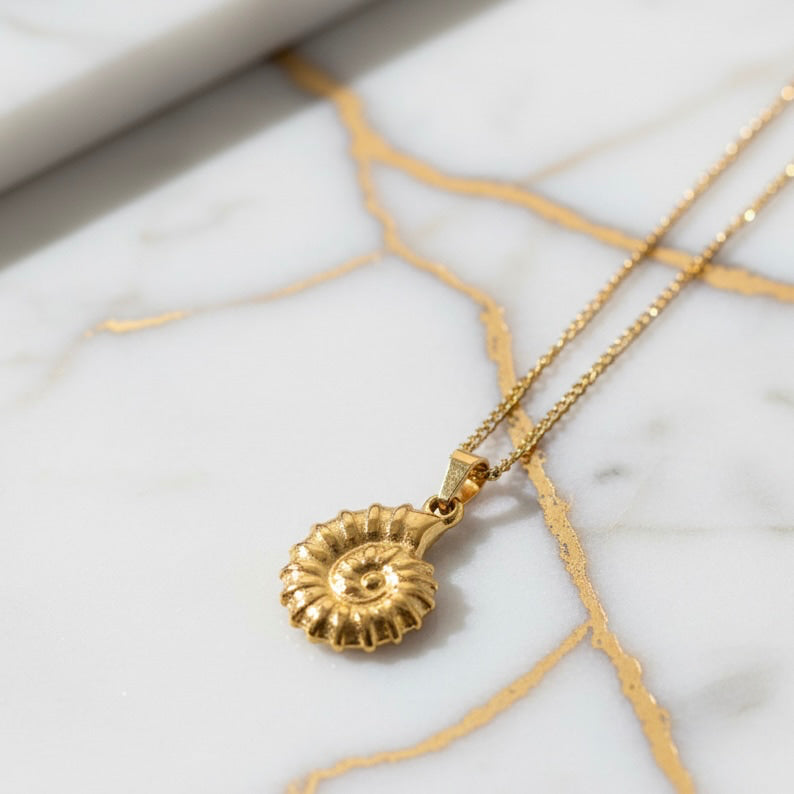 Nautilus Halskette - Dein tägliches Strandgefühl CrystalScents
