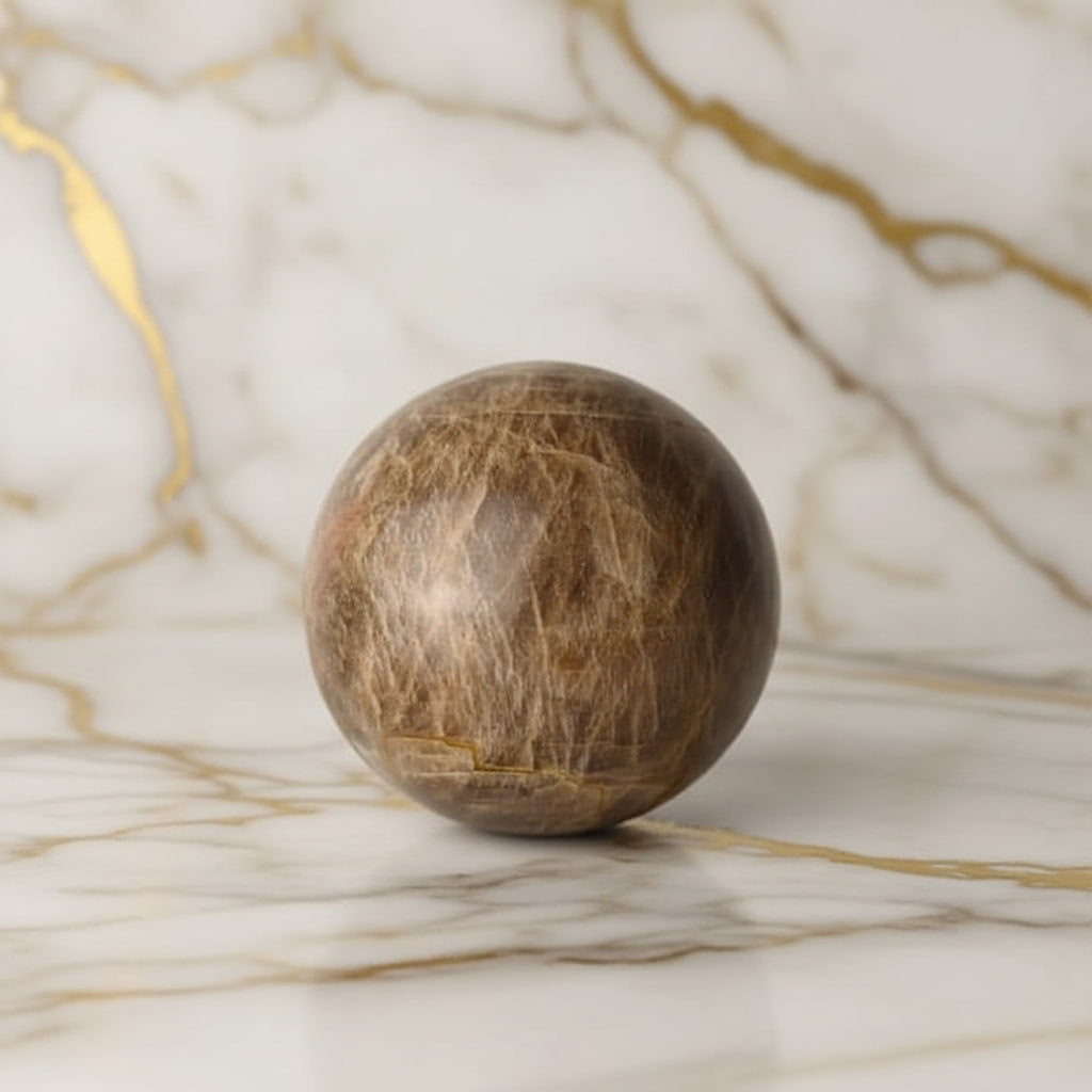 Mondstein Kugel – Balance & inneres Licht CrystalScents