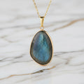 Labradorit Halskette - Schutz & Intuition CrystalScents