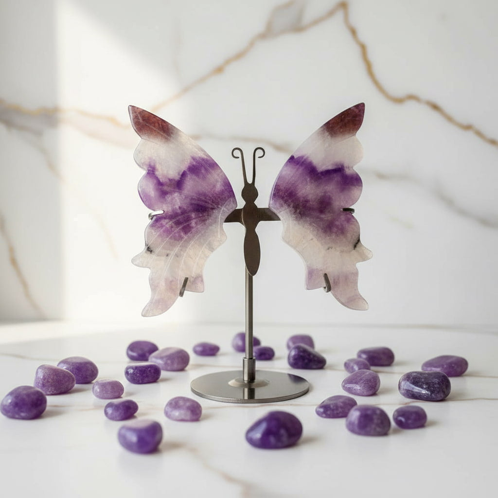 Amethyst Schmetterling - Funkelnde Freiheit