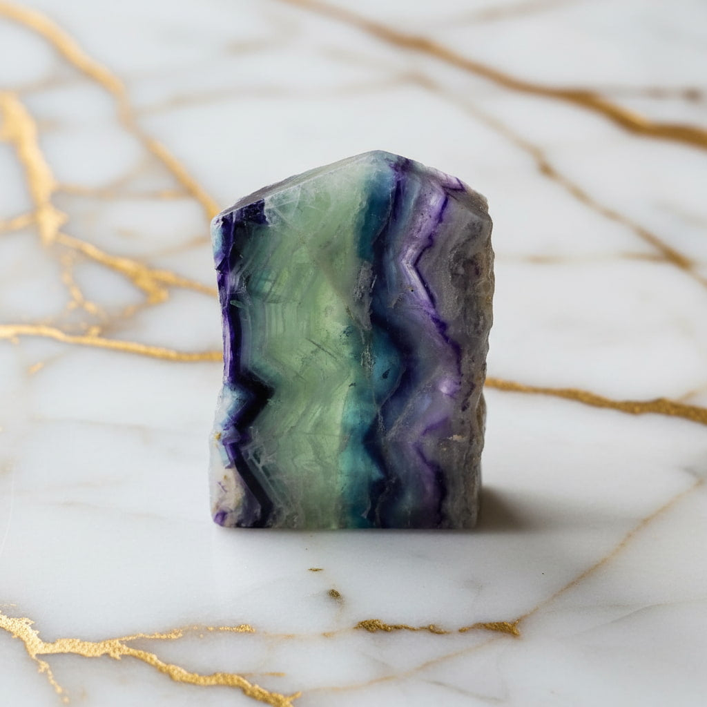 Fluorit Obelisk – Schönes Naturjuwel für Zuhause CrystalScents