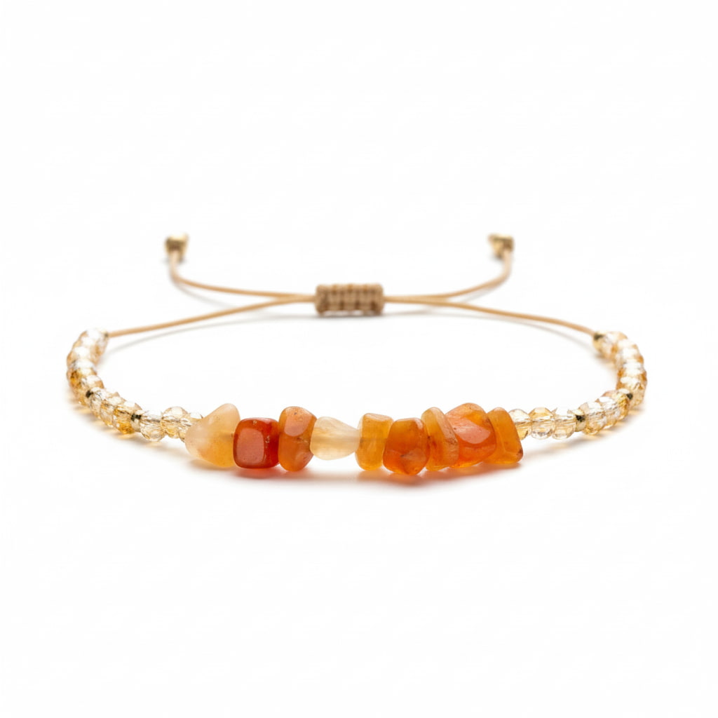Karneol Schutzarmband – Lebensenergie & positive Stimmung CrystalScents