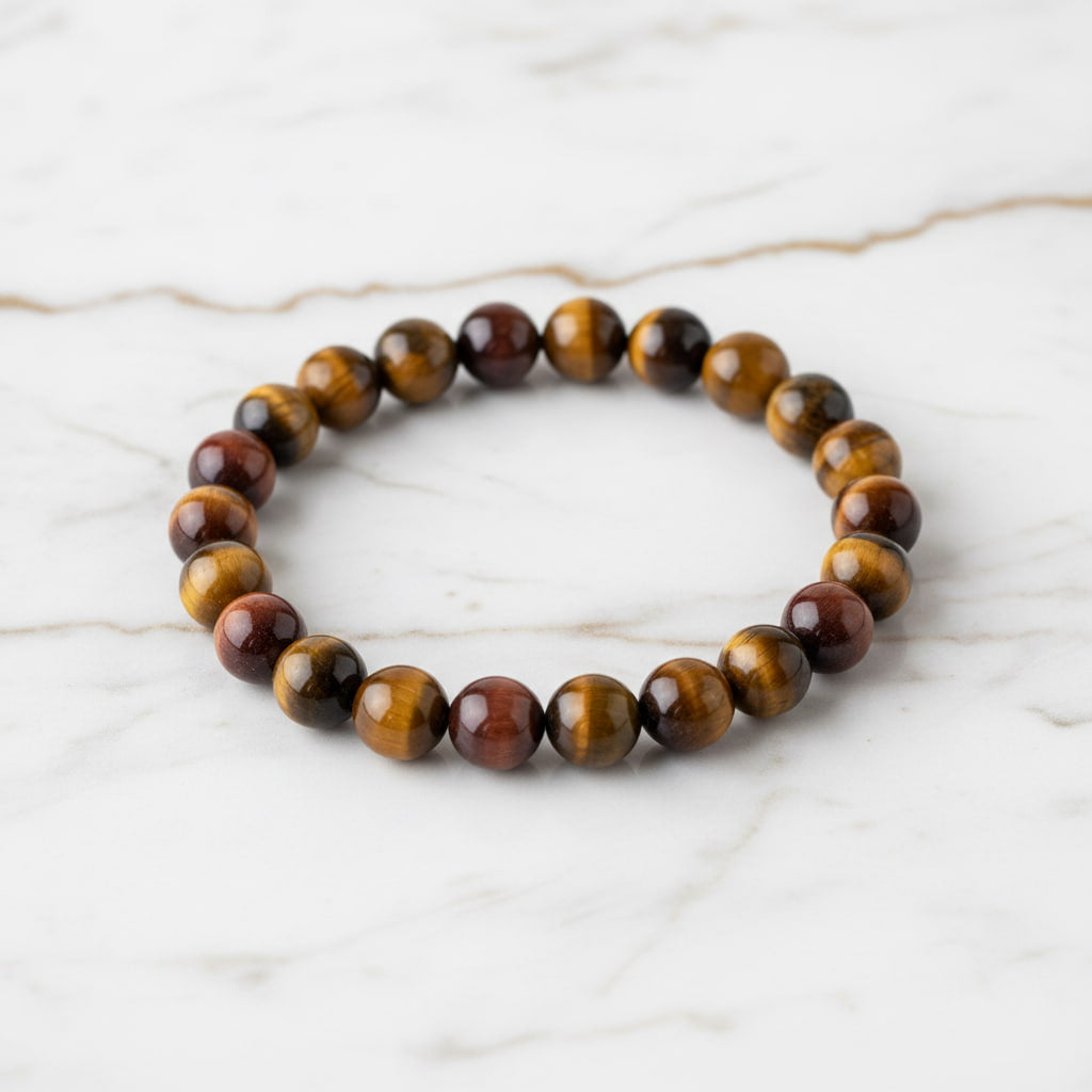 Tigerauge Kugelarmband - Schützender Begleiter