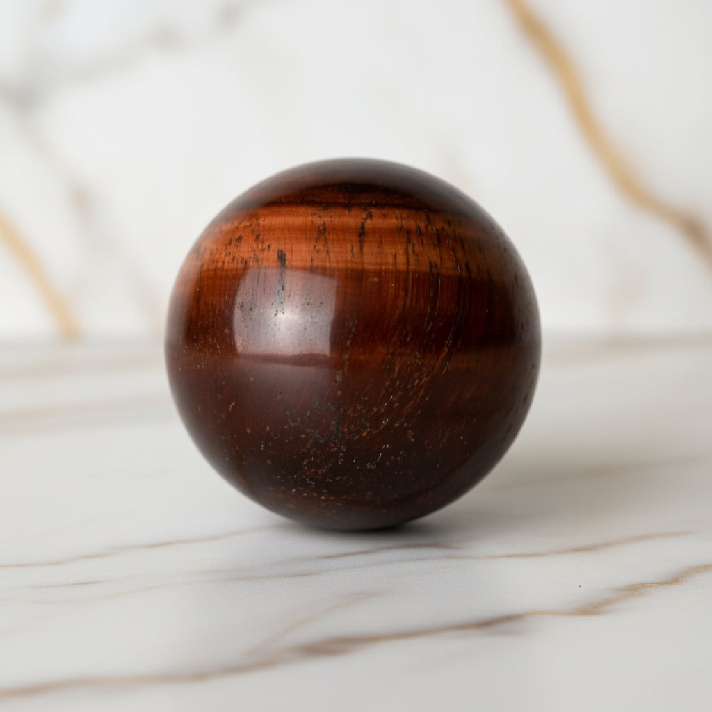 Tigerauge Kugel – Stärke & Inspiration JETZT sichern CrystalScents