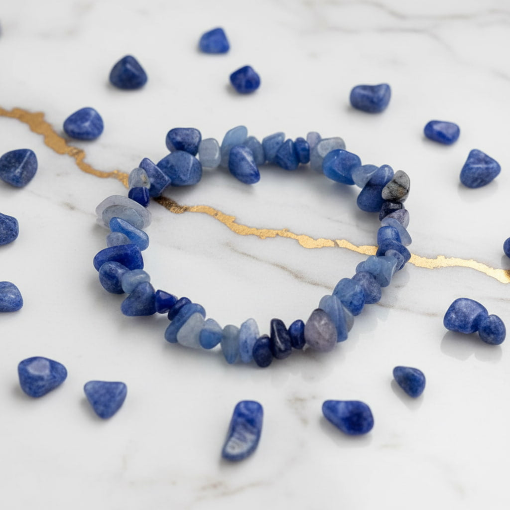 Sodalit Splitter Armband – Fokus & innere Ruhe JETZT sichern CrystalScents