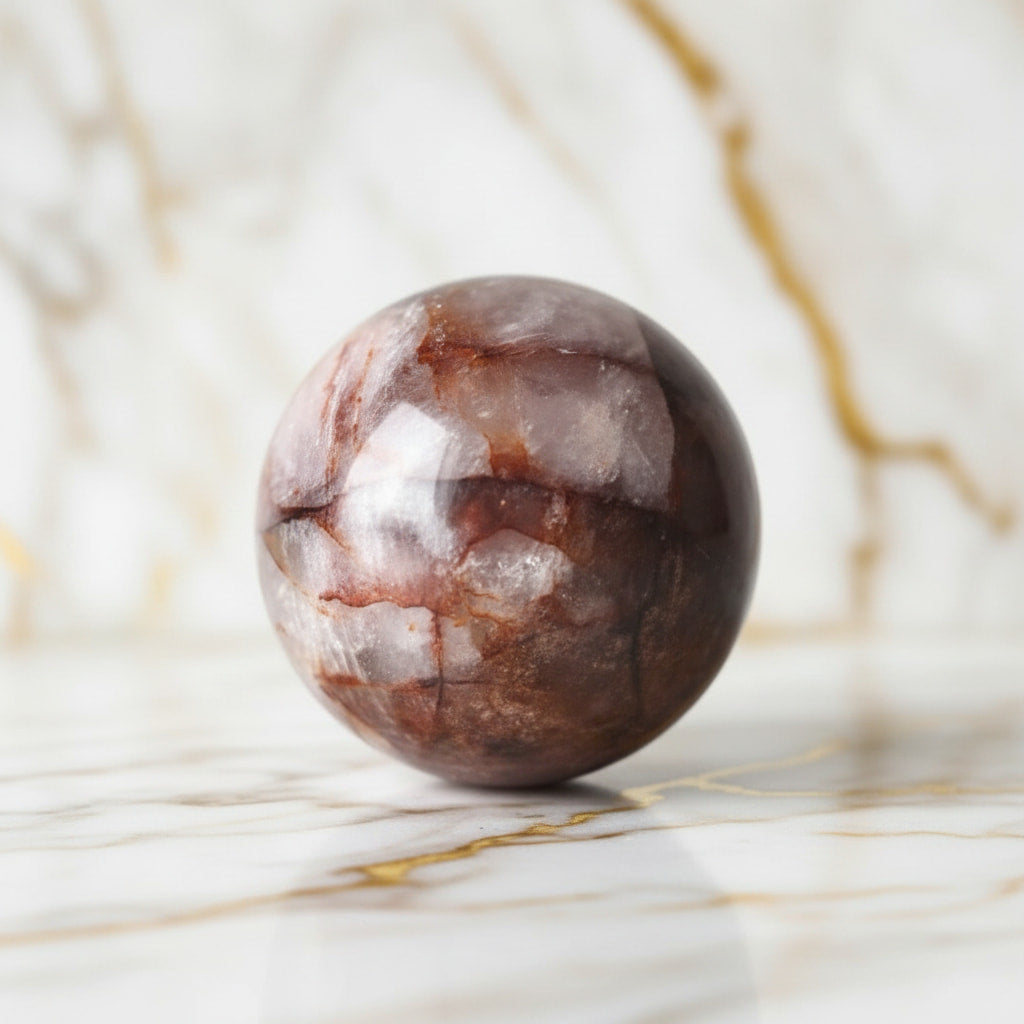 Feuerquarz Kugel – Motivation & Kraft CrystalScents