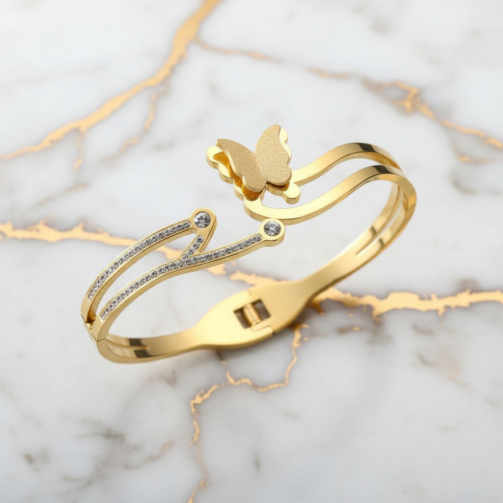 Armband - Goldener Schmetterling CrystalScents
