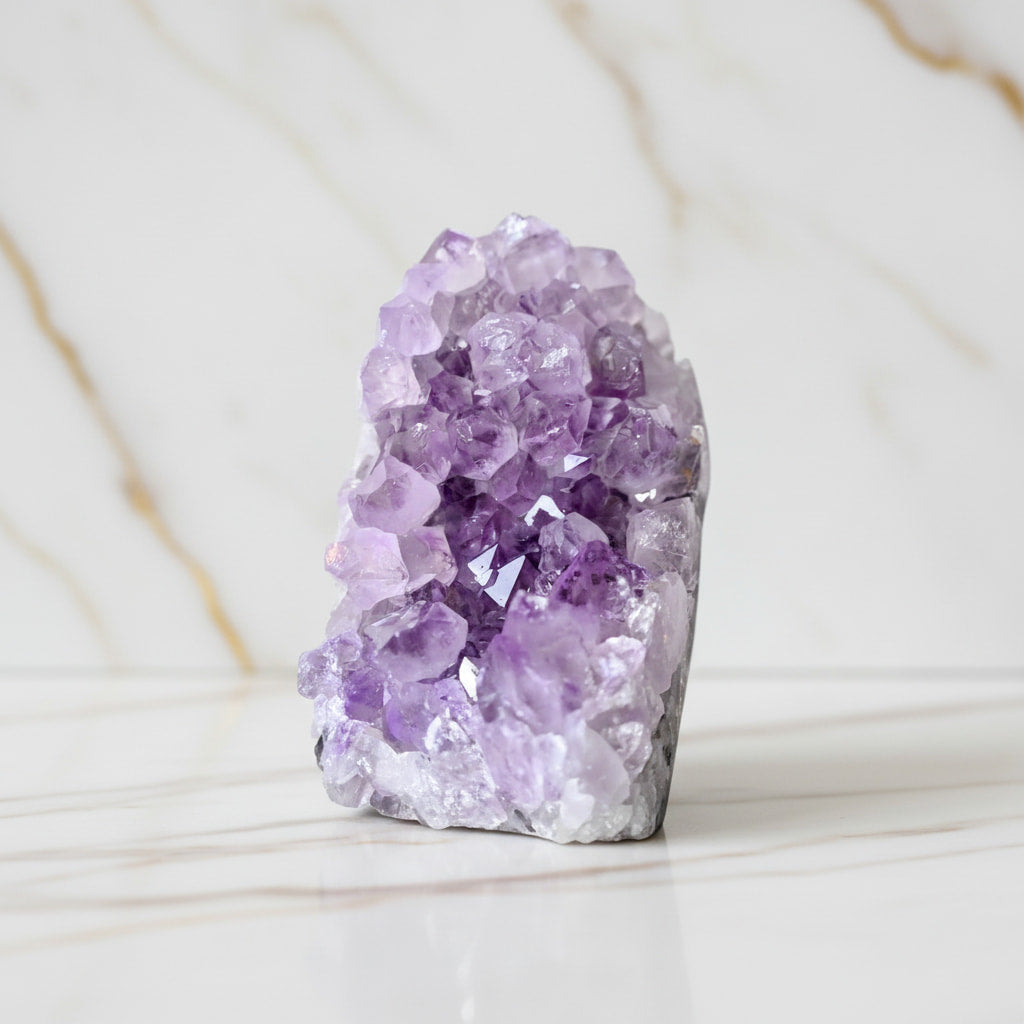Amethystdruse mit Glitzerkristallen – Edler Blickfang CrystalScents