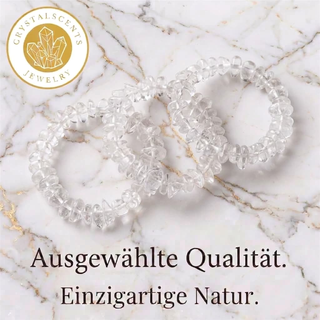 Bergkristall Splitterarmband – Ausgeglichenheit & Gelassenheit