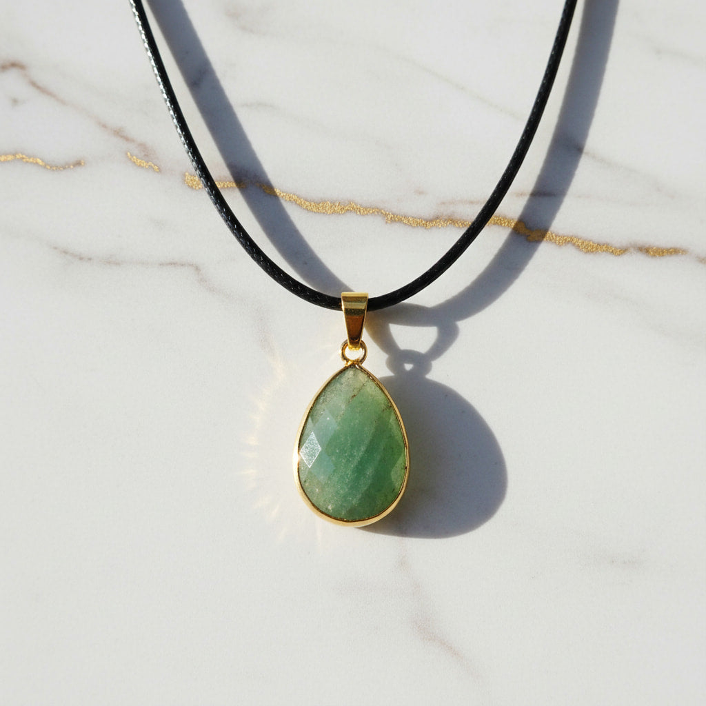 Aventurin Halskette - Facettiertes Glück