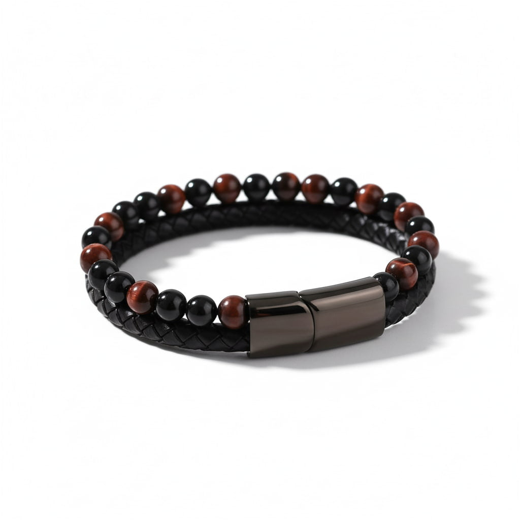 Tigerauge Armband - Magnet Verschluss CrystalScents