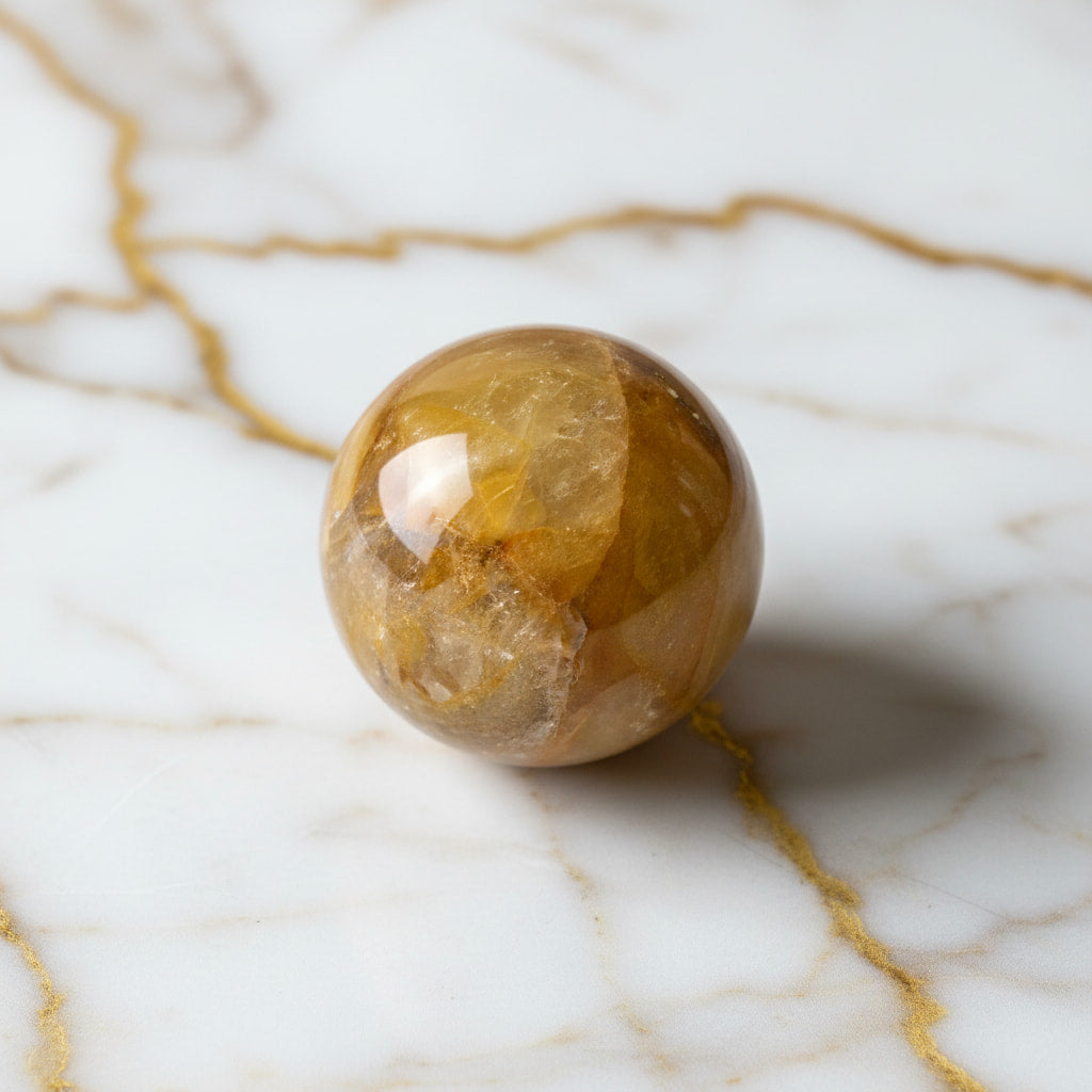 Golden Healer Quarz Kugel – Heilung & positive Energie CrystalScents