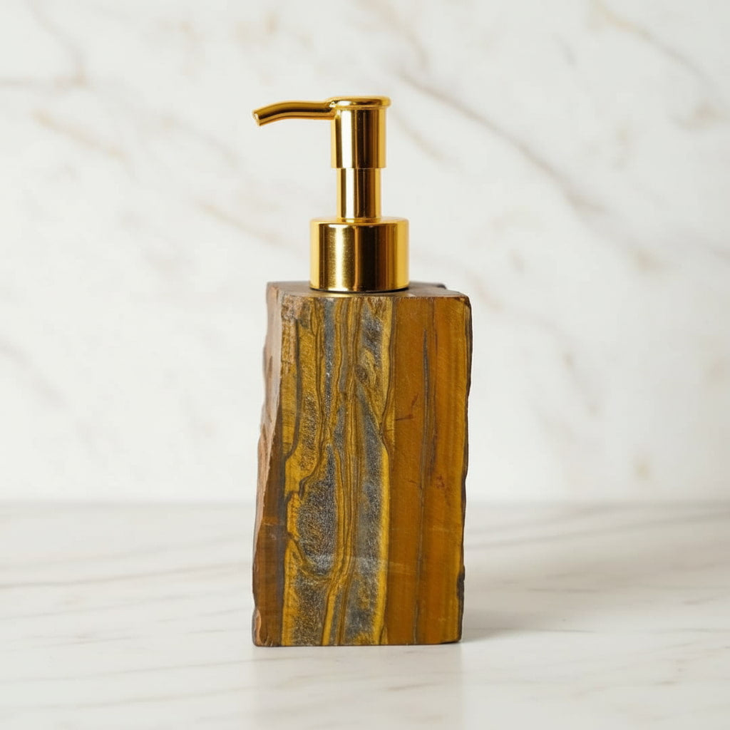 Tigerauge Seifenspender – Funkeln für Ihr Bad