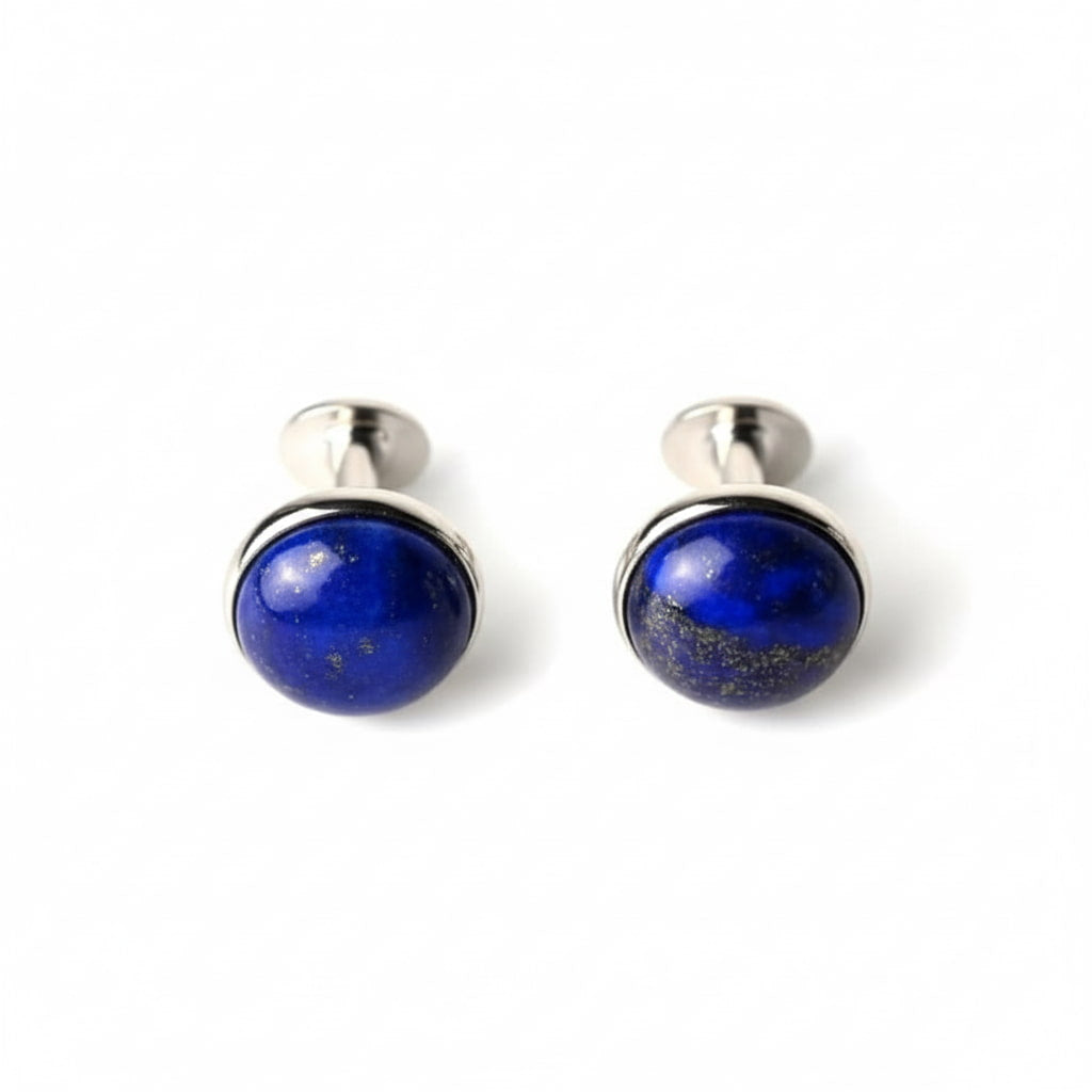 Lapislazuli Manschettenknöpfe - Stärke & Mut CrystalScents