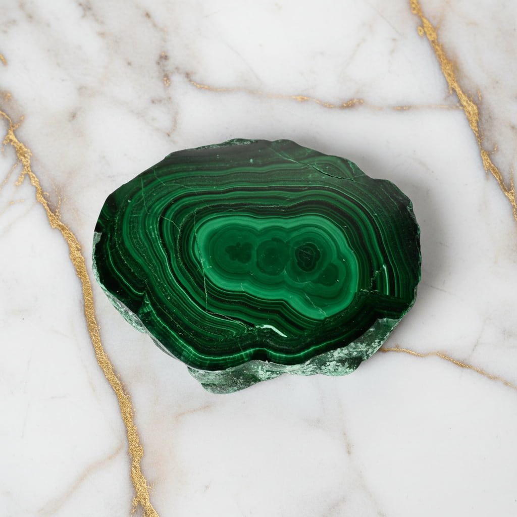 Malachit Scheibe – Natürliche Schönheit JETZT sichern CrystalScents