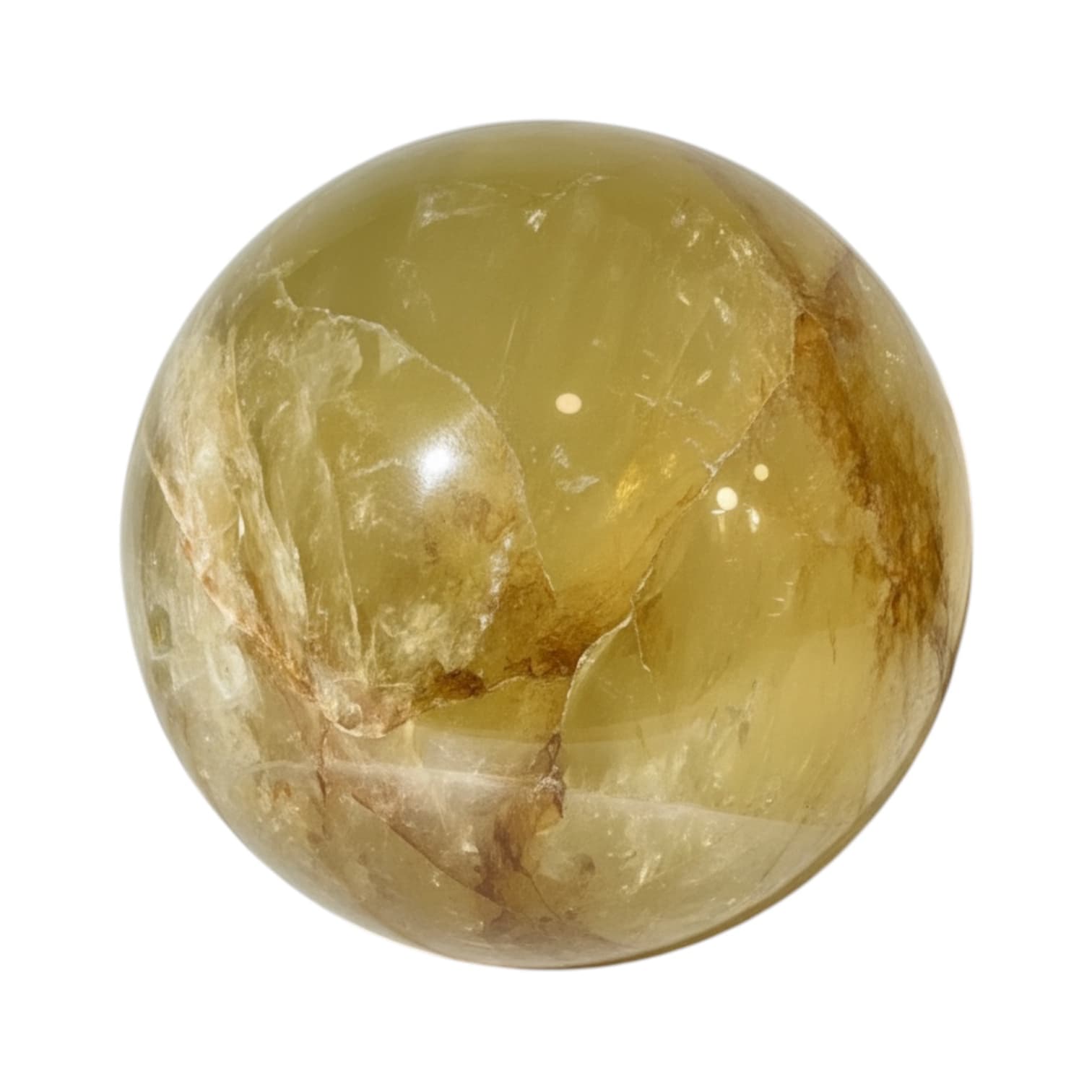 Große Citrin Kugel – Lebensfreude & Energie CrystalScents