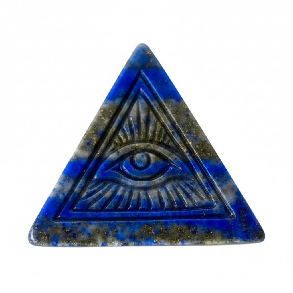 Lapislazuli Dreieck - Amulett mit Auge CrystalScents