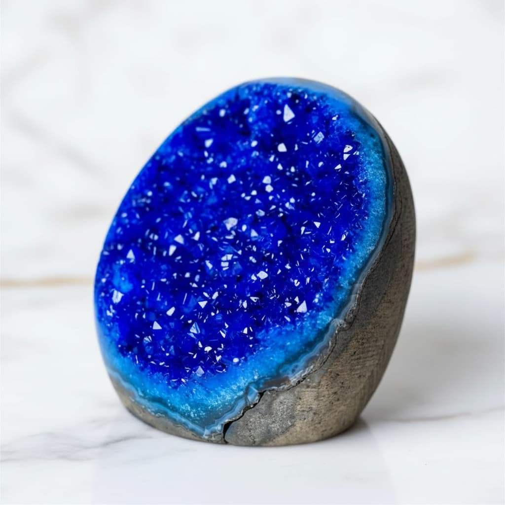 Amethystdruse – Blaue Kristallschönheit CrystalScents