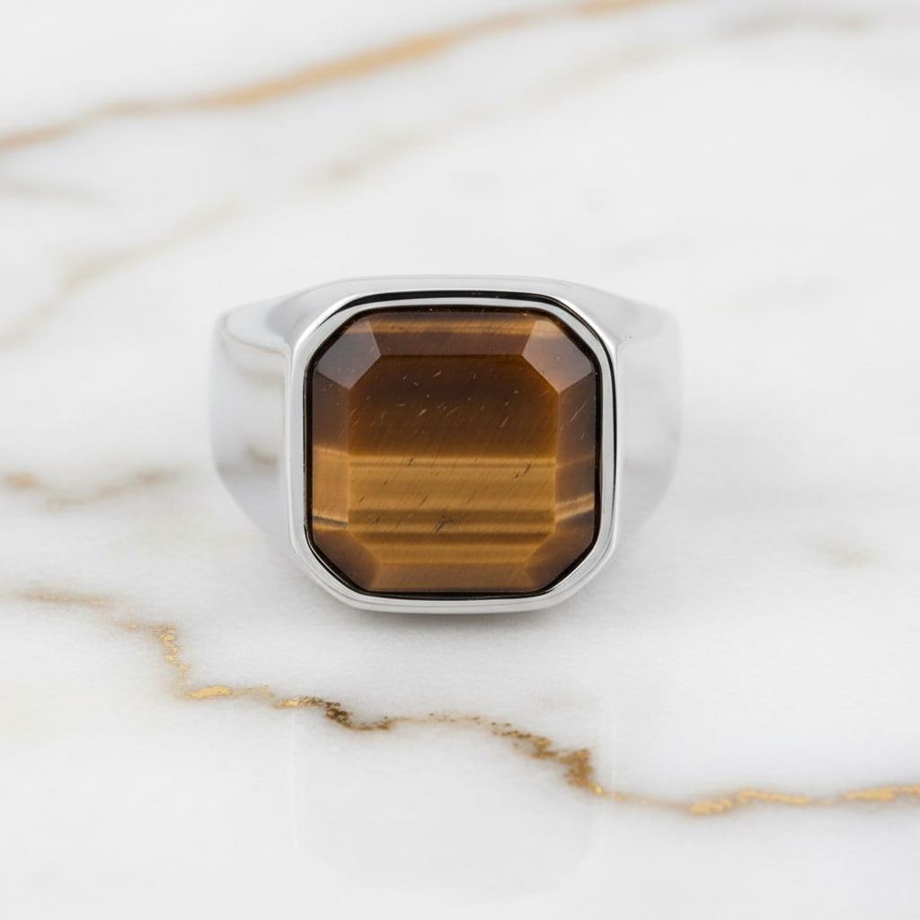 Tigerauge Ring – Eleganz & Stärke JETZT sichern CrystalScents