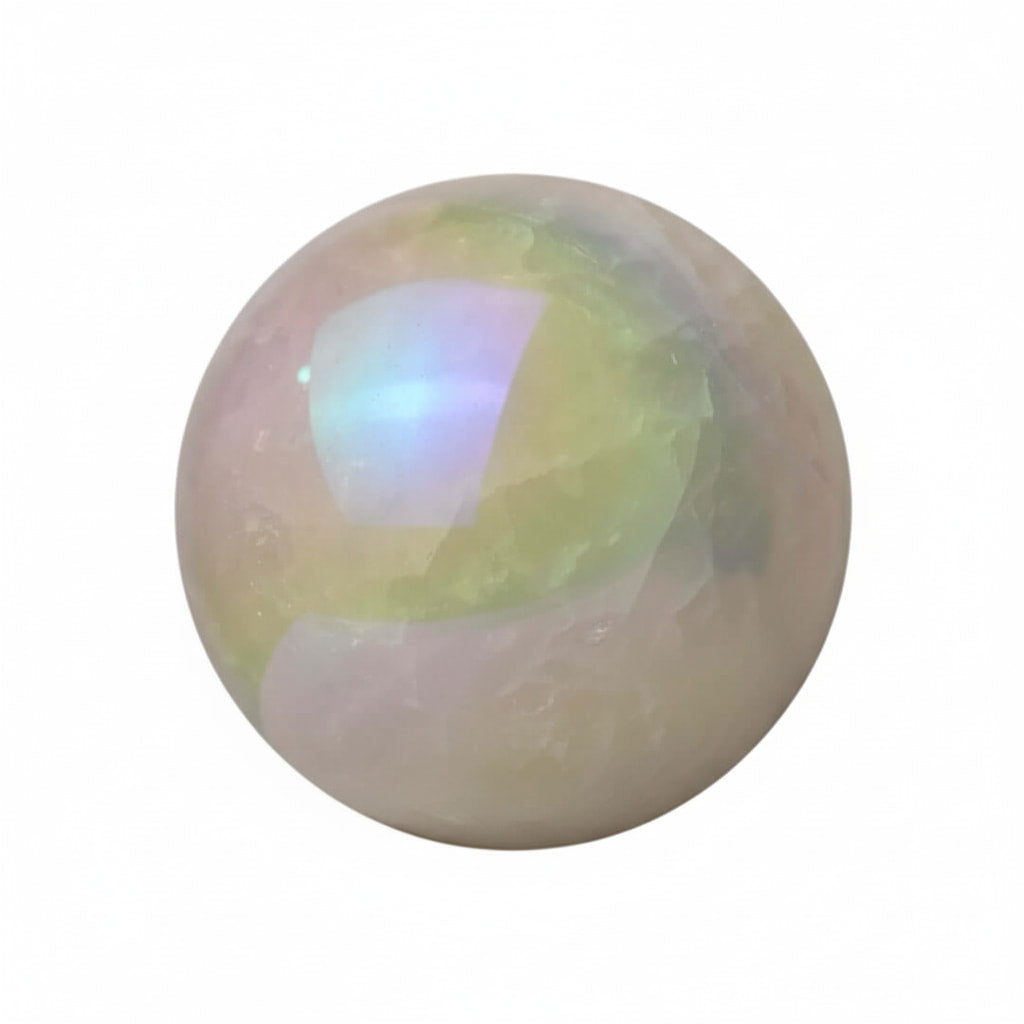 Große Bergkristall Kugel mit Aura – Klarheit & Harmonie CrystalScents