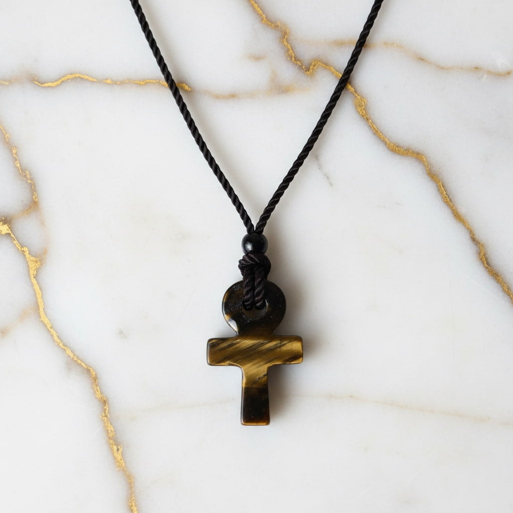 Tigerauge Halskette - Anch Anhänger JETZT sichern CrystalScents