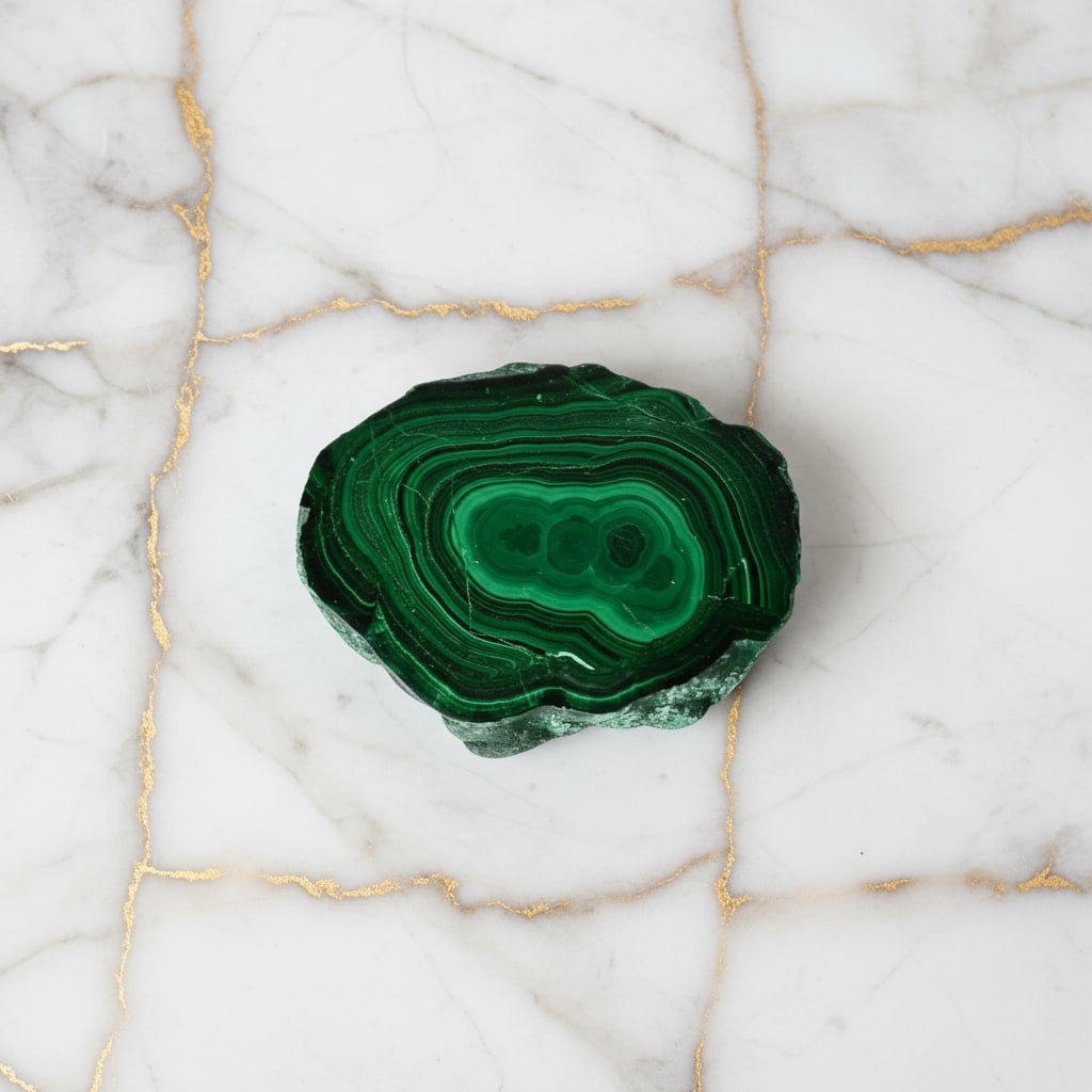 Malachit Scheibe – Natürliche Schönheit JETZT sichern CrystalScents