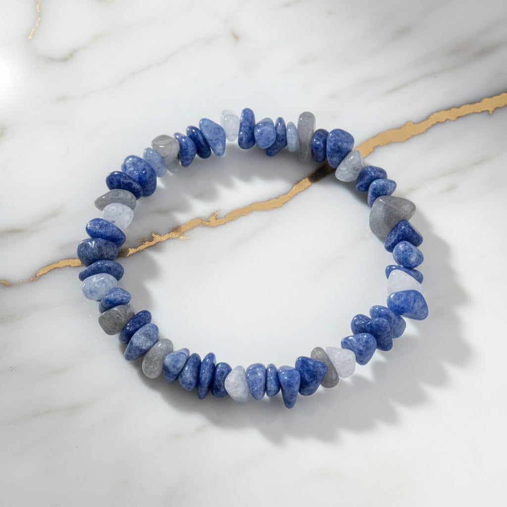 Sodalit Splitterarmband – Fokus & innere Ruhe CrystalScents