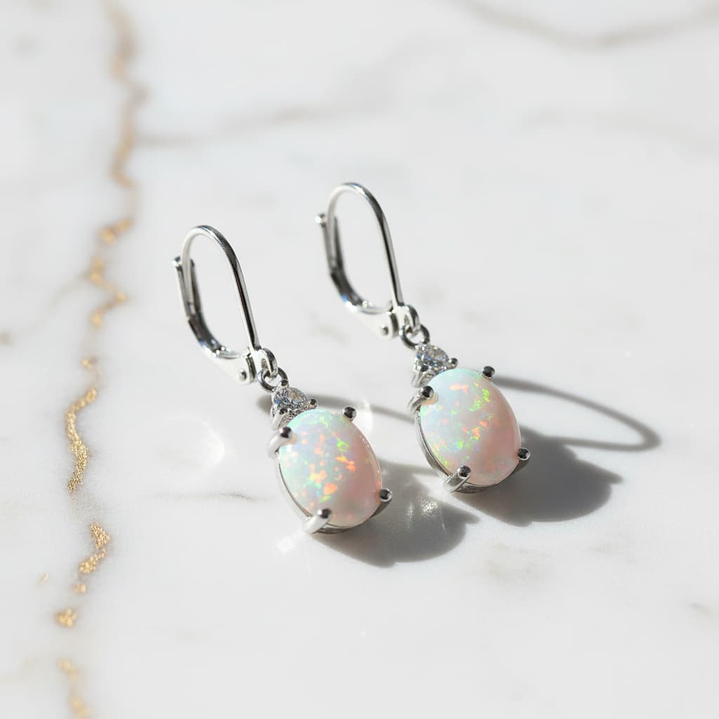 Opal Ohrringe Silber – Magie & Ausstrahlung JETZT entdecken CrystalScents