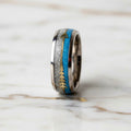 Ring mit blau Pfeil-Design – dekoratives Accessoire für markanten Look CrystalScents