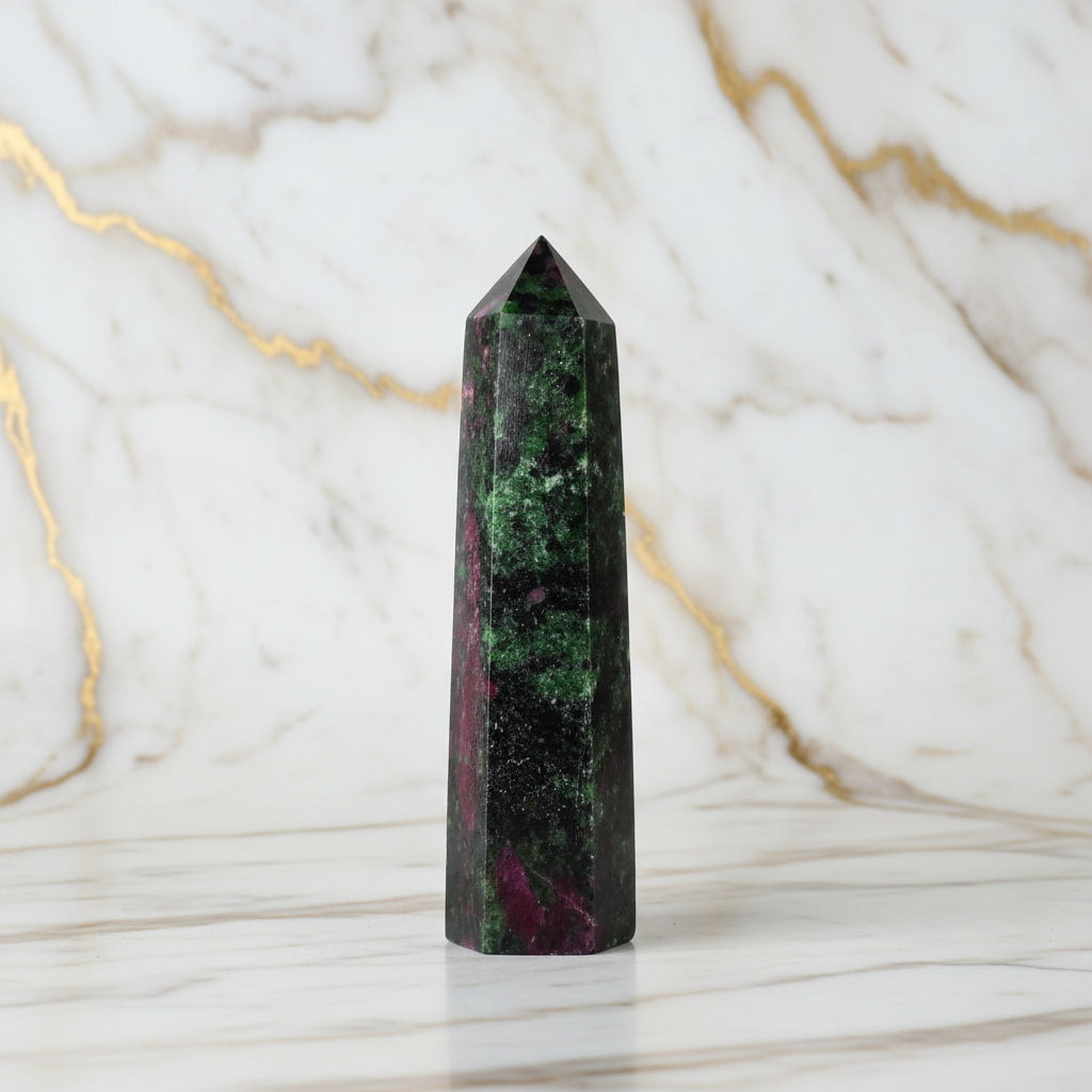 Rubin Zoisit Obelisk – Balance JETZT sichern CrystalScents