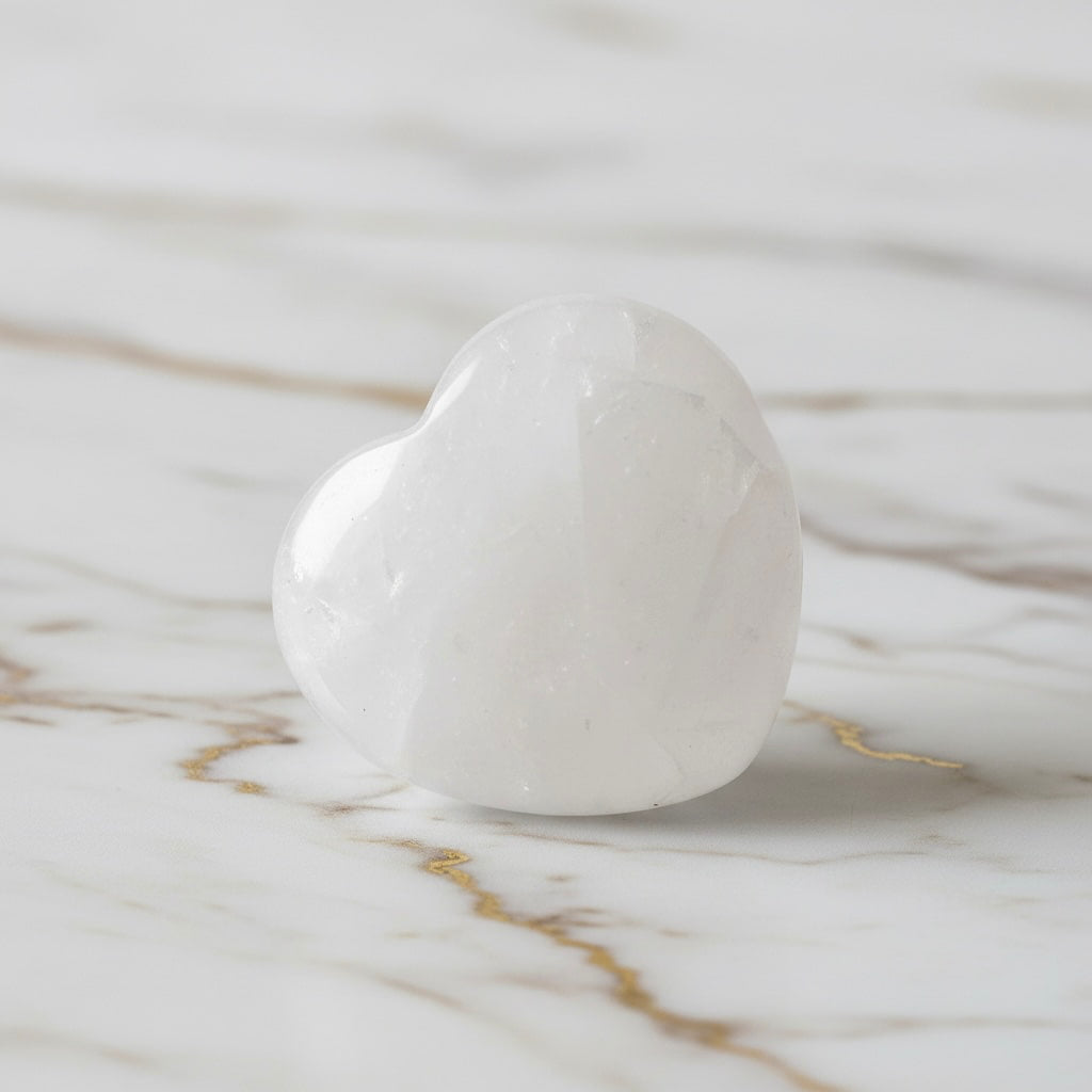 Mini Bergkristall Herz – Natürliche Kraftquelle CrystalScents