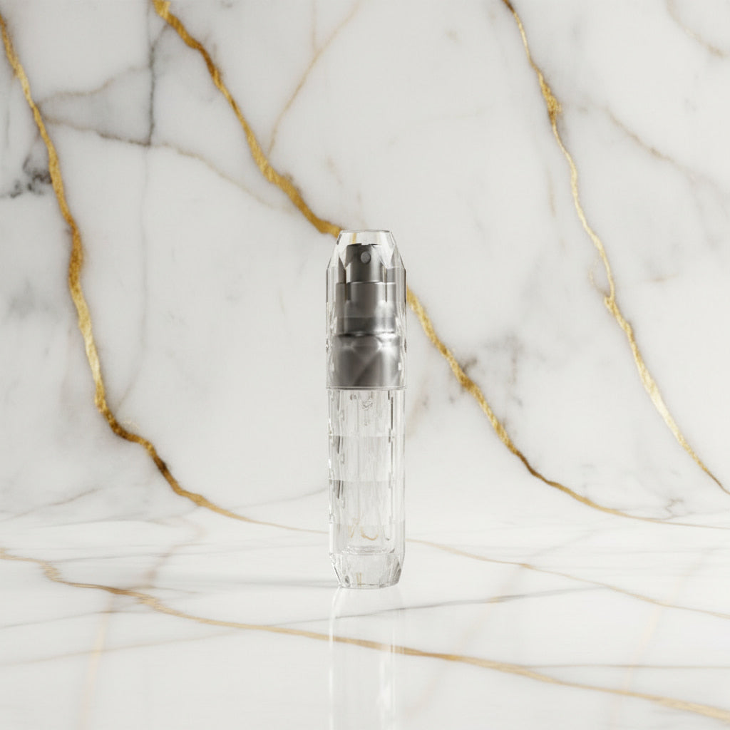Parfüm Abfüller Silber – Praktischer Zerstäuber CrystalScents