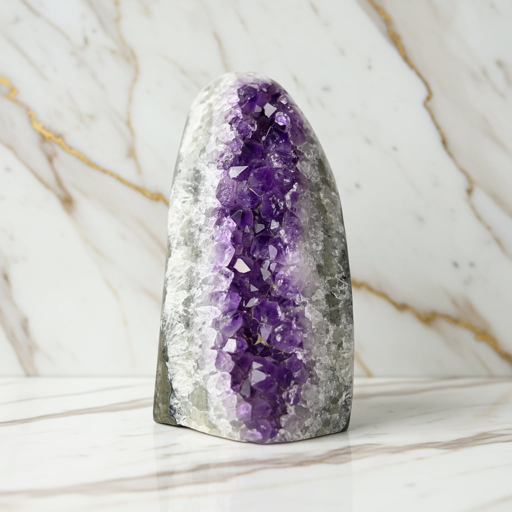 Amethystdruse – Funkelndes Naturjuwel für Wohnräume CrystalScents