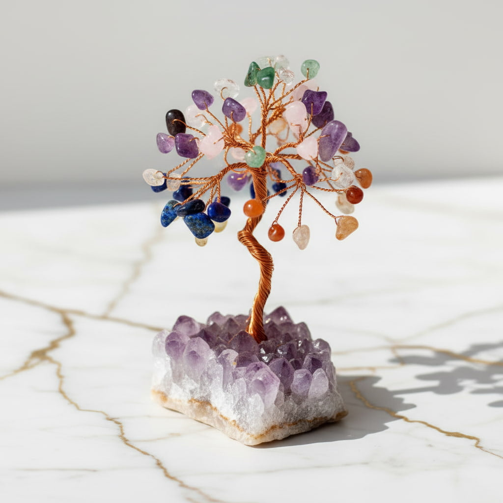 Amethystdruse – Chakra Baum fürs Zuhause