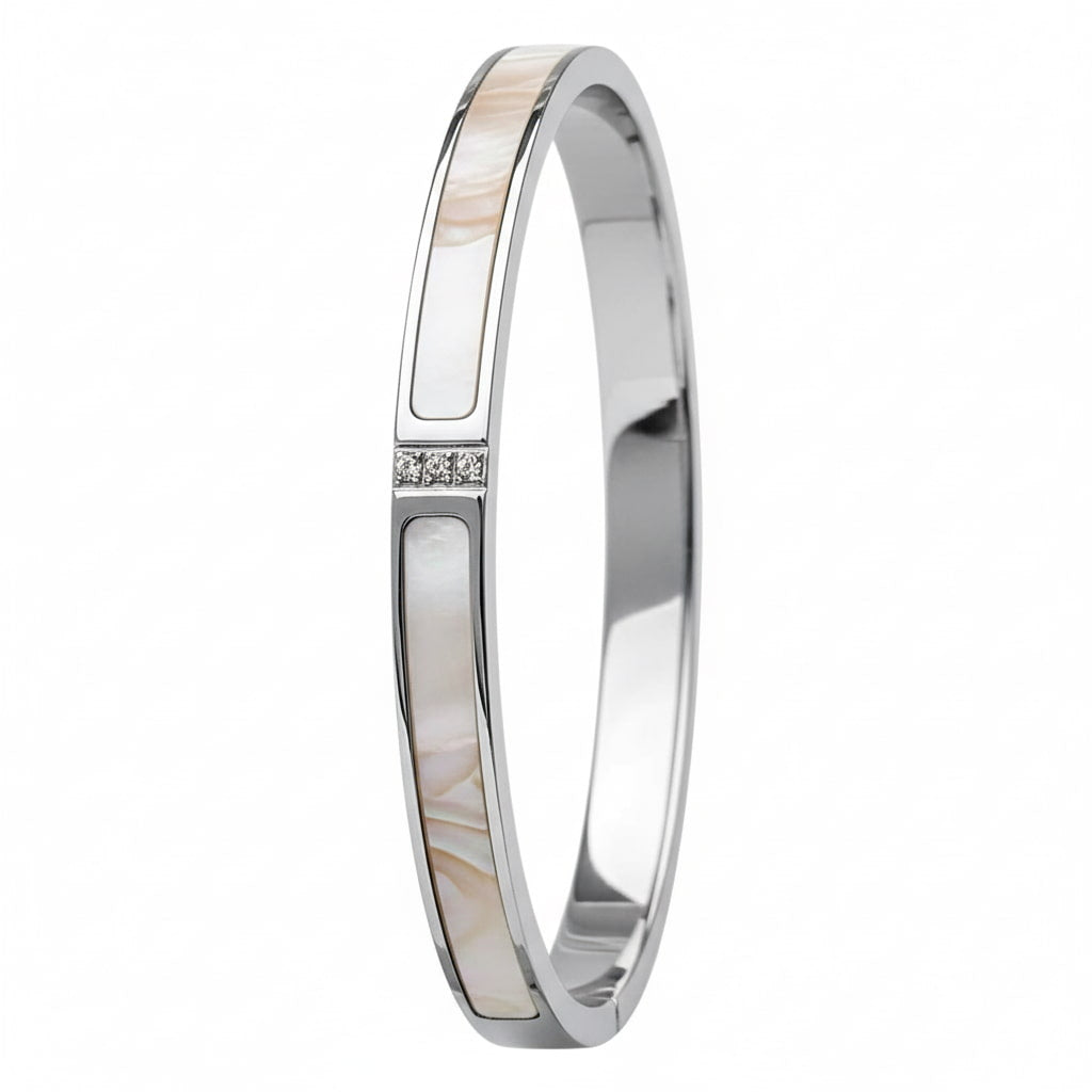 Armband - Silber mit Perlmuttglanz CrystalScents