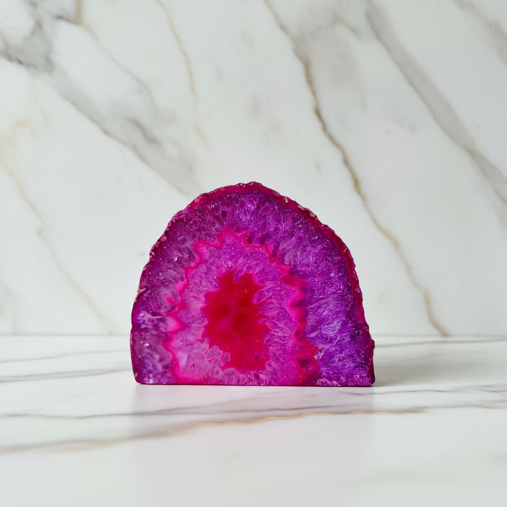 Achat Freiform - in leuchtenden Pinktönen