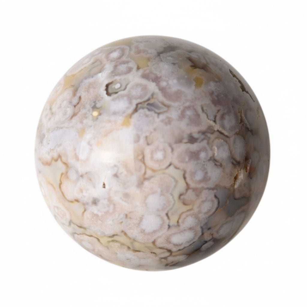 Kirschblüten Achat Kugel – Frühlingszauber