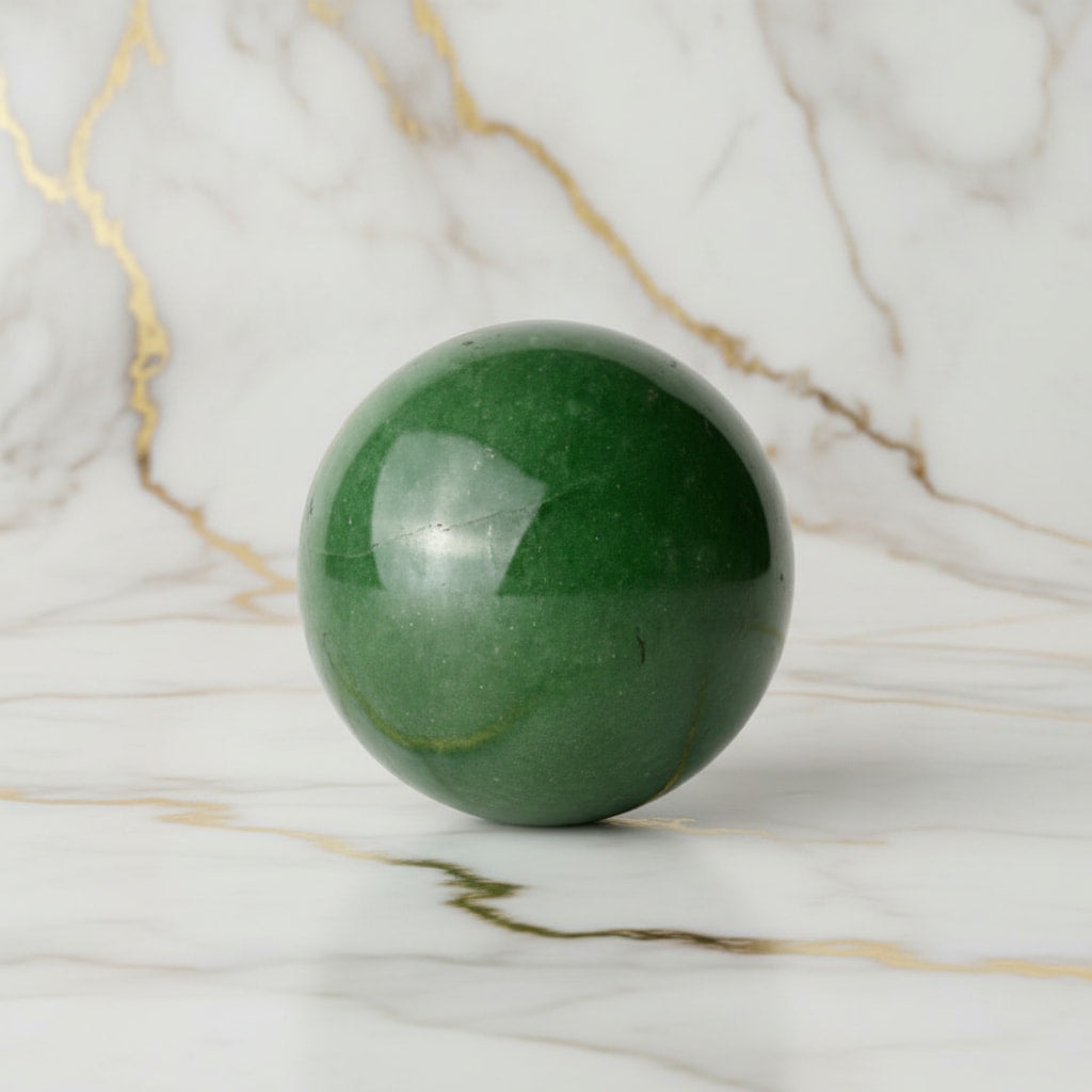 Mini Aventurin Kugel - Rundes Glück CrystalScents