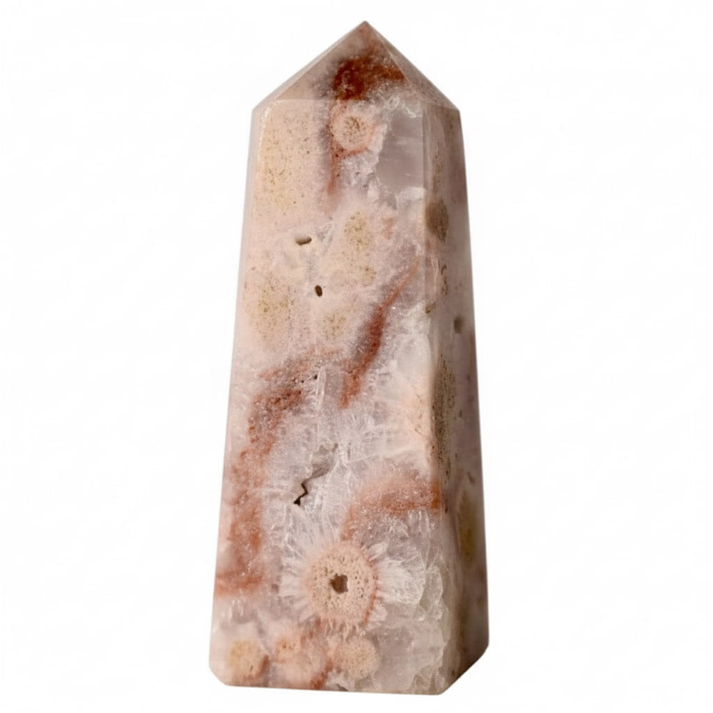 Amethyst Obelisk rosa – Funkelnde Schönheit | CrystalScents CrystalScents