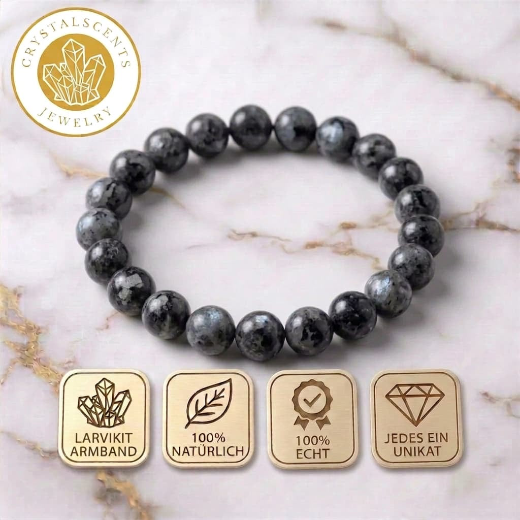 Larvikit Kugelarmband – Intuition & innere Stärke