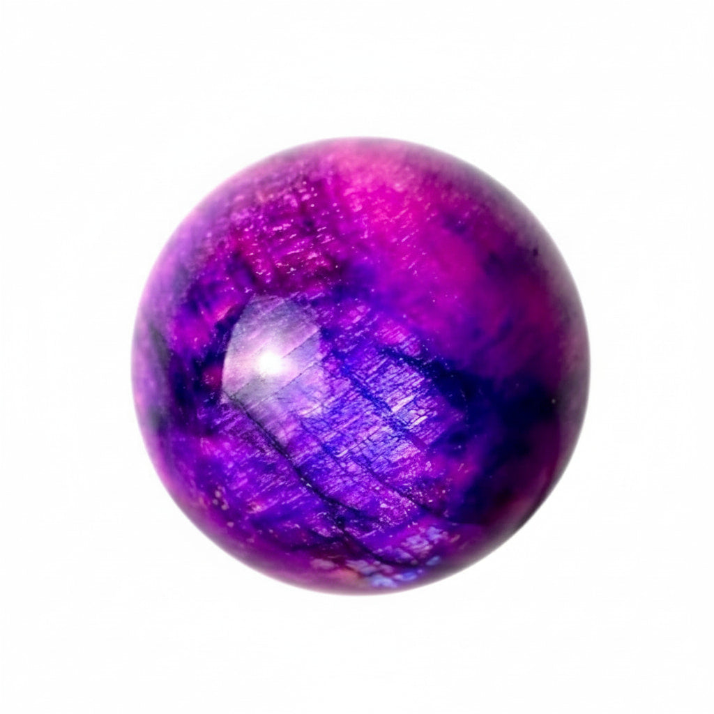 Lila Mondstein Kugel - Leuchtende Magie CrystalScents