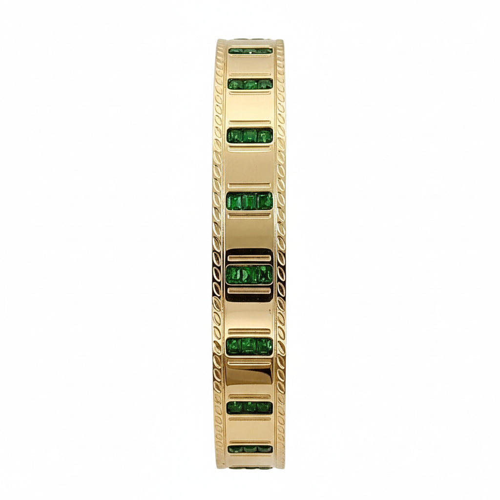 Armband Gold - Mit grünen Akzenten CrystalScents