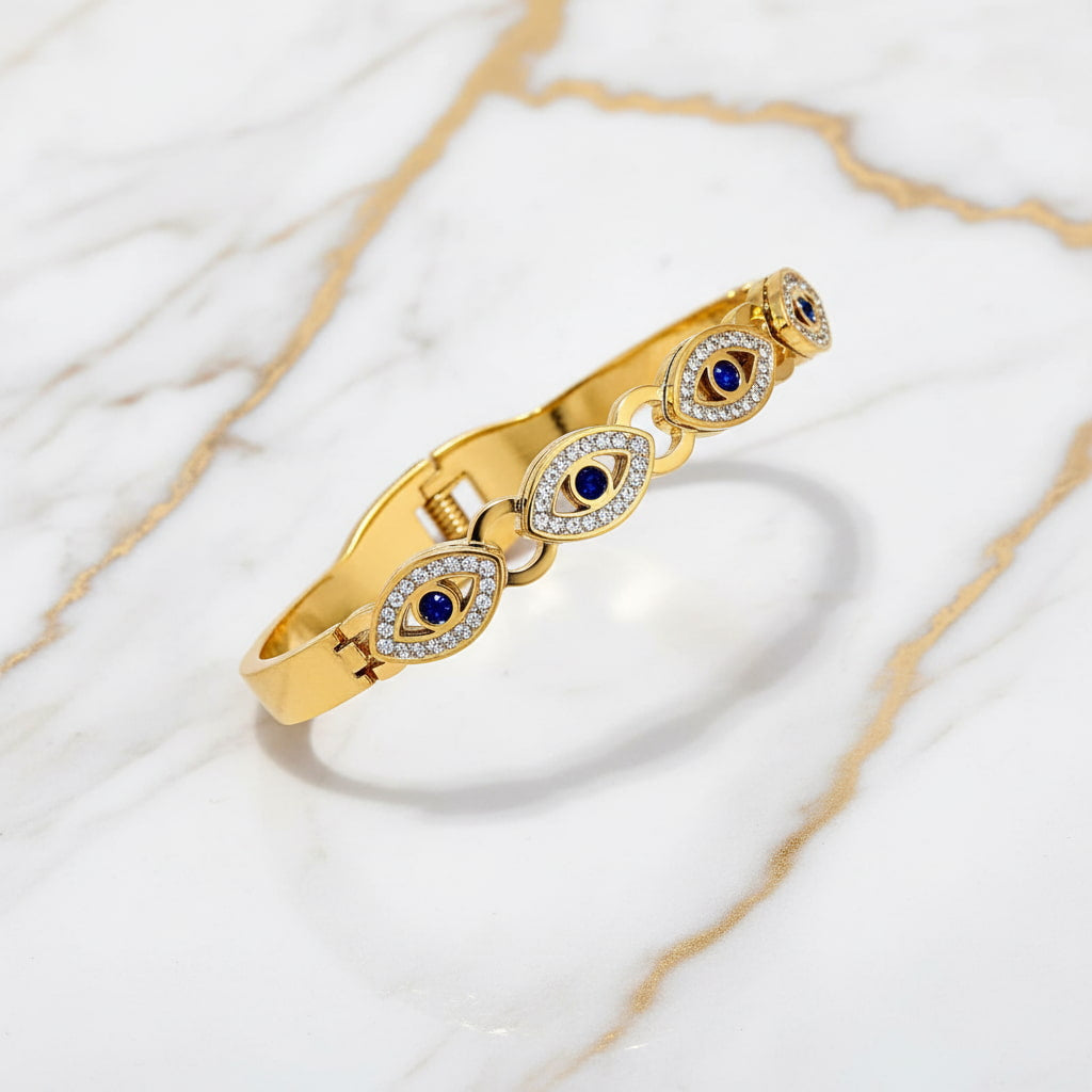 Armband – Goldarmband mit Augenmotiven CrystalScents