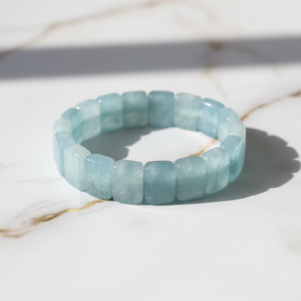 Aquamarin Armband - Ruhe & Ausgeglichenheit CrystalScents