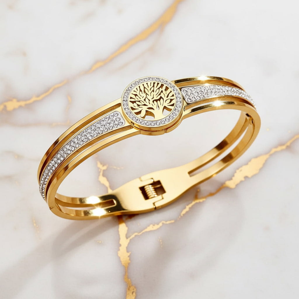 Armband Gold - Baum des Lebens CrystalScents