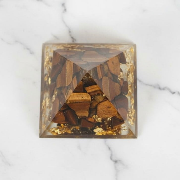 Tigerauge Pyramide – Erdende Energie fürs Zuhause