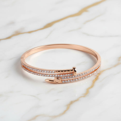 Armband Roségold – Funkelndes Nagel Design CrystalScents